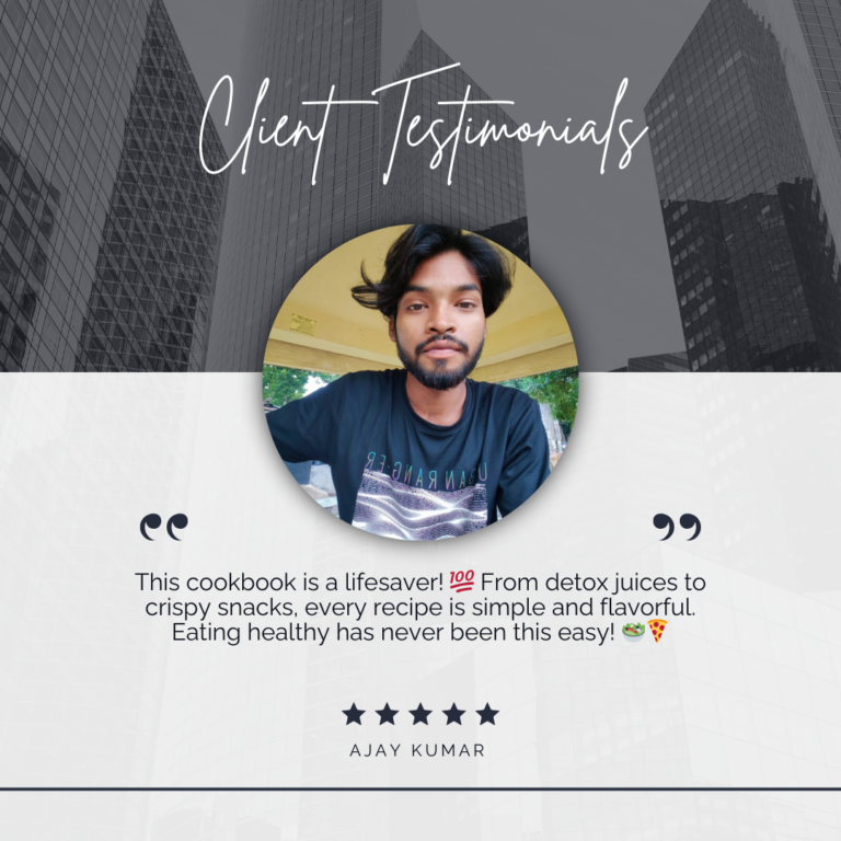 Black and White Simple Client Testimonials Instagram Post